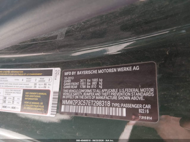 Mini Convertible Cooper S 2014 WMWZP3C57ET298318 Image 9