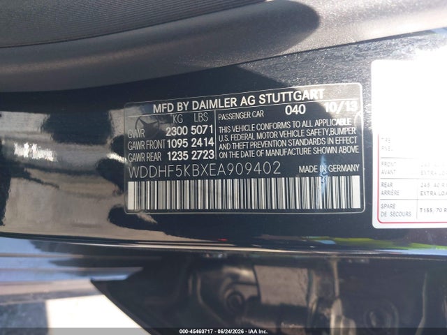 Mercedes-Benz E 350 2014 WDDHF5KBXEA909402 Image 9