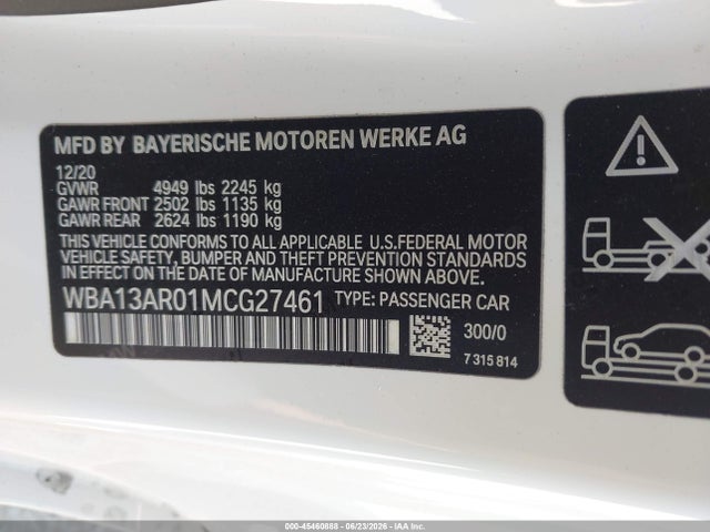 BMW M440i Xdrive 2021 WBA13AR01MCG27461 Image 9