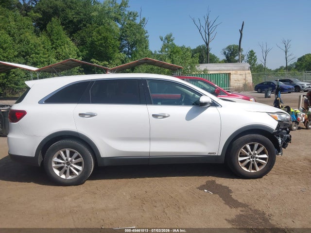45461013 :رقم المزاد ، 5XYPGDA3XKG459009 vin ، 2019 Kia Sorento 2.4l Lx مزاد بيع