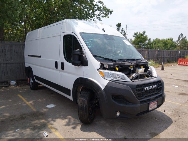 45461017 :رقم المزاد ، 3C6MRVHG3SE546167 vin ، 2025 Ram Promaster 3500 Tradesman High Roof 159 Wb W/pass Seat مزاد بيع