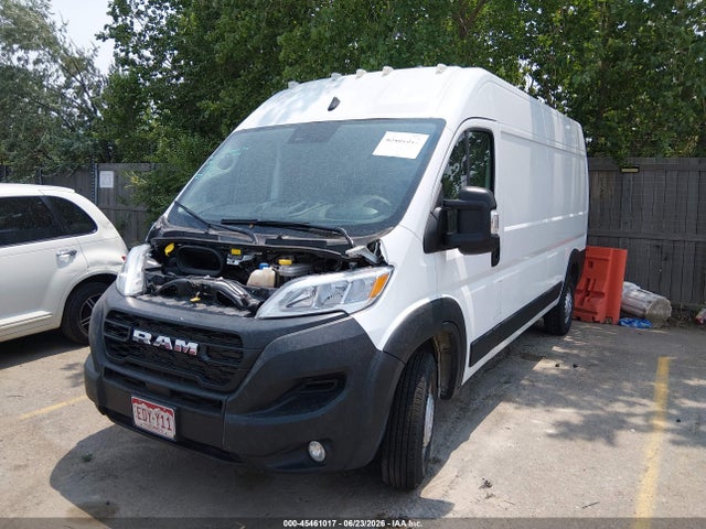 45461017 :رقم المزاد ، 3C6MRVHG3SE546167 vin ، 2025 Ram Promaster 3500 Tradesman High Roof 159 Wb W/pass Seat مزاد بيع