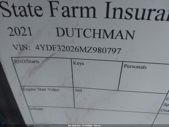Dutchman Yukon 32 Ft 2021 4YDF32026MZ980797 Image 9