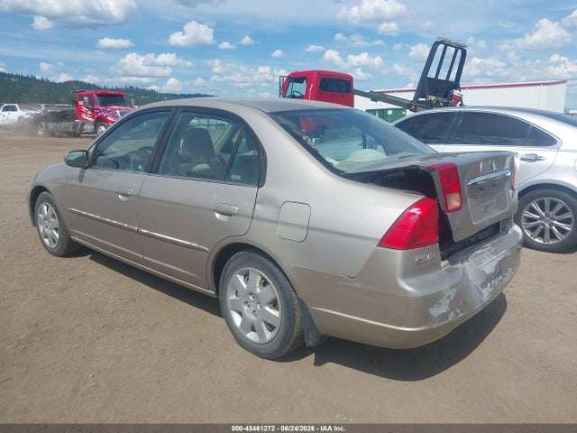 45461272 :رقم المزاد ، 2HGES26882H594054 vin ، 2002 Honda Civic Ex مزاد بيع