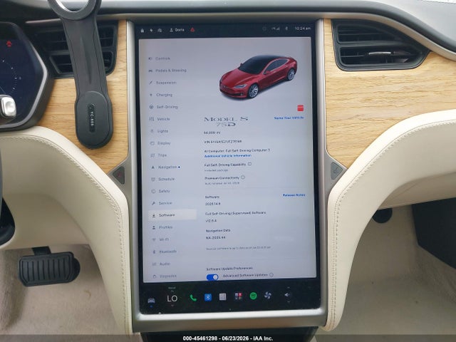 Продаж на аукціоні авто 2018 Tesla Model S, vin: 5YJSA1E21JF276146, номер лоту: 45461298