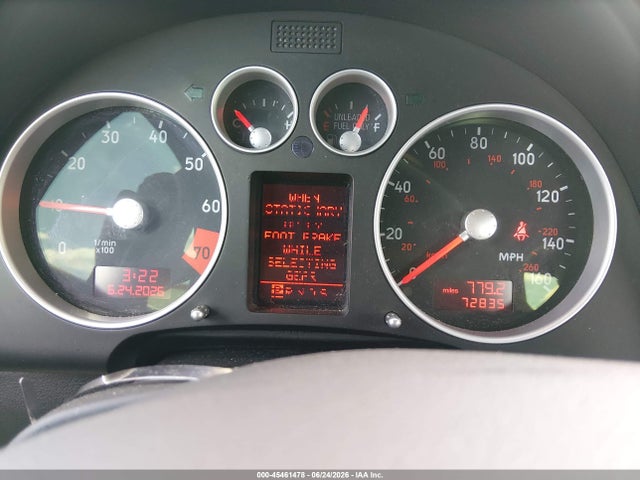 2005 Audi Tt 1.8l მანქანა იყიდება აუქციონზე, vin: TRUTC28N751007809, აუქციონის ნომერი: 45461478