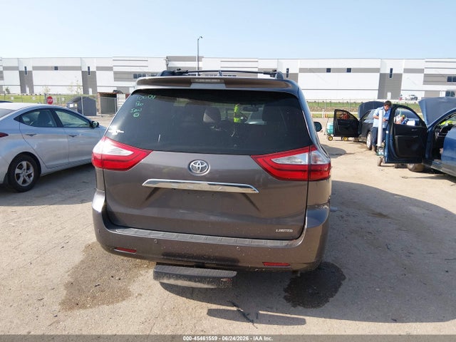 45461559 :رقم المزاد ، 5TDYK3DC7FS531642 vin ، 2015 Toyota Sienna Limited Premium 7 Passenger مزاد بيع