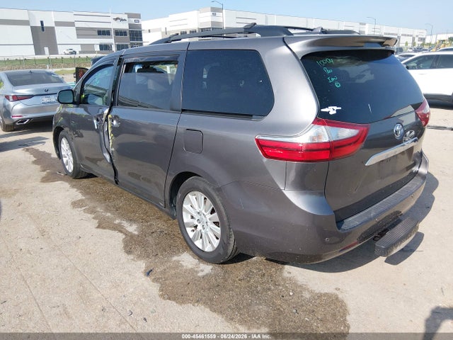 45461559 :رقم المزاد ، 5TDYK3DC7FS531642 vin ، 2015 Toyota Sienna Limited Premium 7 Passenger مزاد بيع