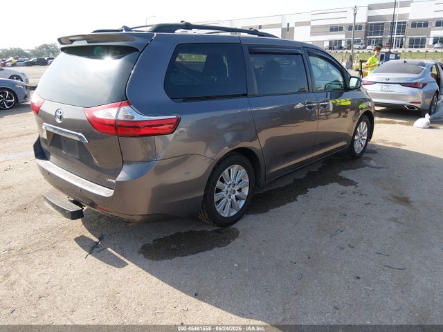45461559 :رقم المزاد ، 5TDYK3DC7FS531642 vin ، 2015 Toyota Sienna Limited Premium 7 Passenger مزاد بيع
