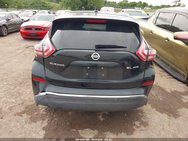2018 Nissan Murano Sl მანქანა იყიდება აუქციონზე, vin: 5N1AZ2MH6JN110637, აუქციონის ნომერი: 45461587