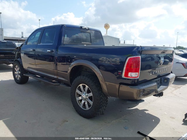 45461599 :رقم المزاد ، 3C6UR5GL7JG367910 vin ، 2018 Ram 2500 Longhorn  4x4 6'4 Box مزاد بيع