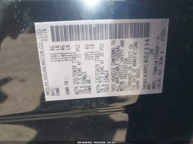 Nissan Rogue Sl 2026 5N1BT3CB9TC802334 Image 9