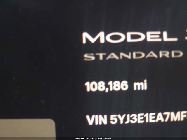 Tesla Model 3 Standard Range Plus Rear-wheel Drive 2021 5YJ3E1EA7MF870499 Image 14