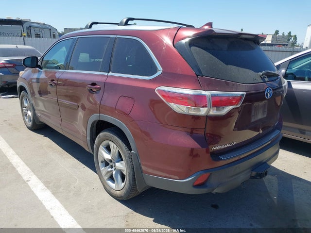 5TDDCRFH9GS016439 Toyota Highlander Hybrid Limited