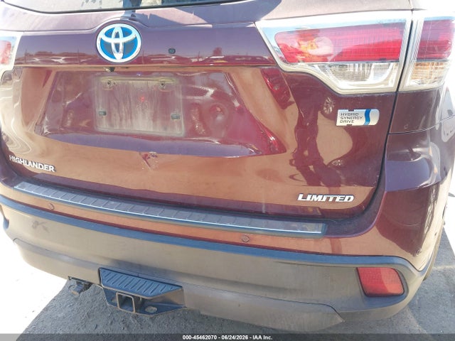 5TDDCRFH9GS016439 Toyota Highlander Hybrid Limited