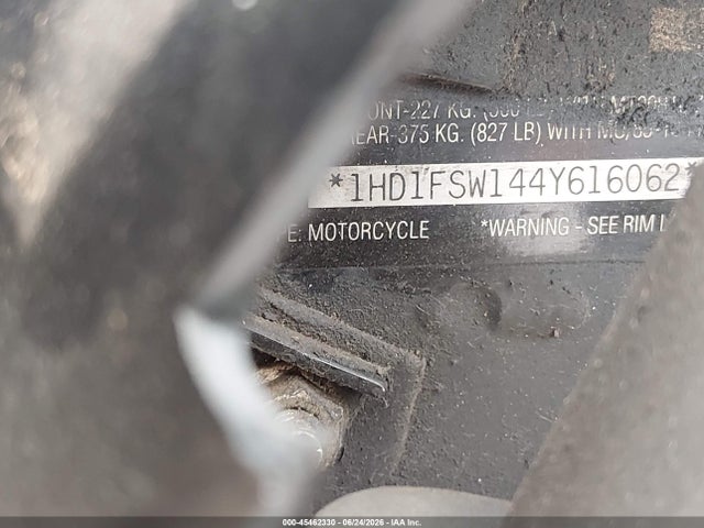 Продаж на аукціоні авто 2004 Harley-davidson Fltri, vin: 1HD1FSW144Y616062, номер лоту: 45462330