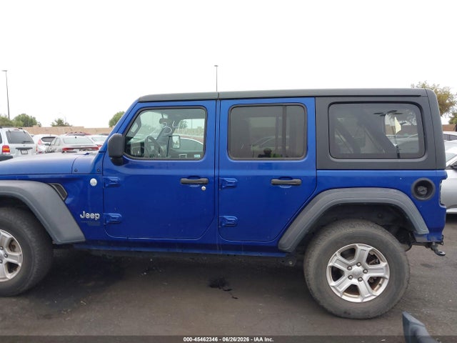 45462346 :رقم المزاد ، 1C4HJXDGXKW602663 vin ، 2019 Jeep Wrangler Unlimited Sport S 4x4 مزاد بيع
