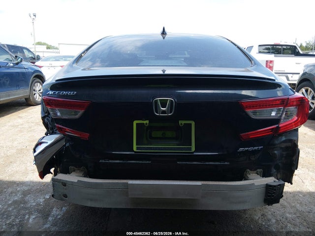2018 Honda Accord Sport მანქანა იყიდება აუქციონზე, vin: 1HGCV1F38JA020497, აუქციონის ნომერი: 45462362