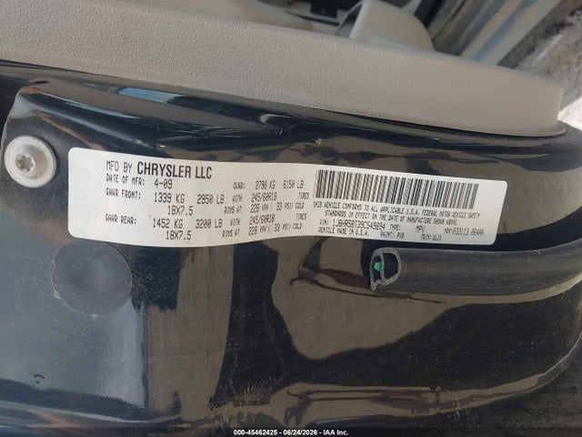 Продажа на аукционе авто 2009 Jeep Grand Cherokee Limited, vin: 1J8HR58T39C549894, номер лота: 45462425