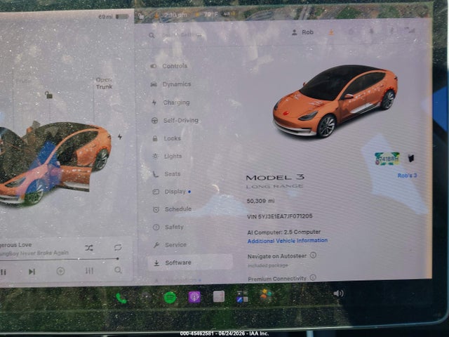 Продаж на аукціоні авто 2018 Tesla Model 3 Long Range/mid Range, vin: 5YJ3E1EA7JF071205, номер лоту: 45462581