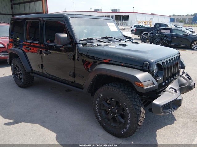 2022 Jeep Wrangler Unlimited Willys 4x4 მანქანა იყიდება აუქციონზე, vin: 1C4HJXDN1NW235090, აუქციონის ნომერი: 45462621