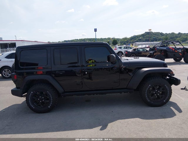 Продаж на аукціоні авто 2022 Jeep Wrangler Unlimited Willys 4x4, vin: 1C4HJXDN1NW235090, номер лоту: 45462621