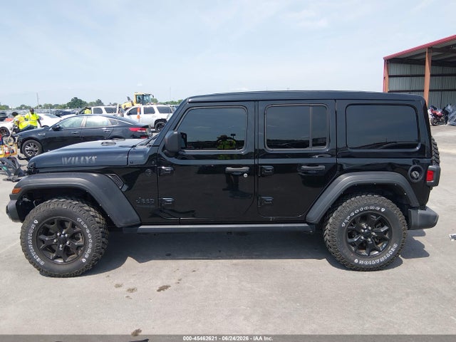 Продаж на аукціоні авто 2022 Jeep Wrangler Unlimited Willys 4x4, vin: 1C4HJXDN1NW235090, номер лоту: 45462621
