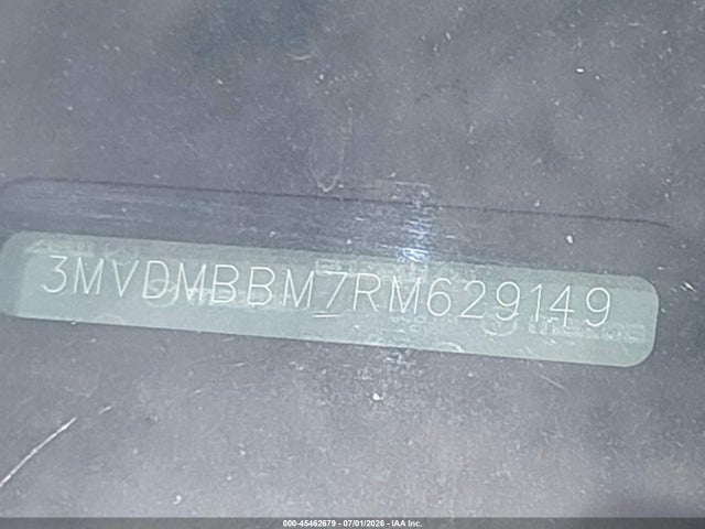 45462679 :رقم المزاد ، 3MVDMBBM7RM629149 vin ، 2024 Mazda Cx-30 2.5 S Select Sport مزاد بيع