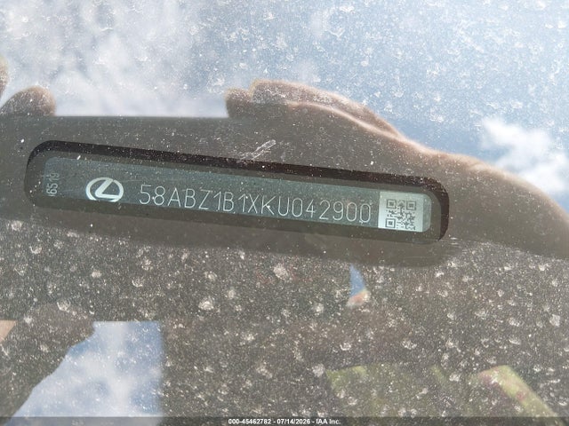 45462782 :رقم المزاد ، 58ABZ1B1XKU042900 vin ، 2019 Lexus Es 350 مزاد بيع