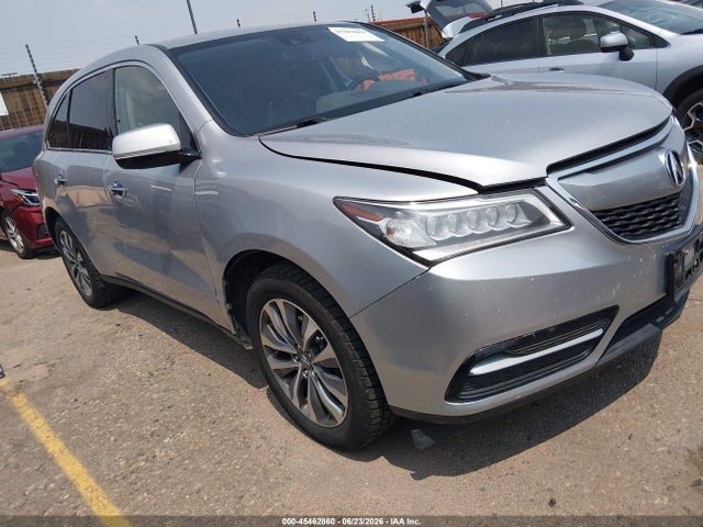 Auction sale of the 2015 Acura Mdx Technology Package, vin: 5FRYD4H41FB028100, lot number: 45462860