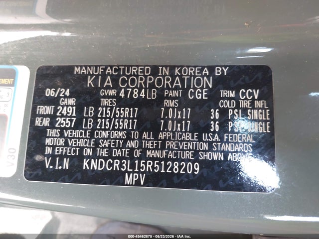 KIA Niro Ev Wind 2024 KNDCR3L15R5128209 Image 9