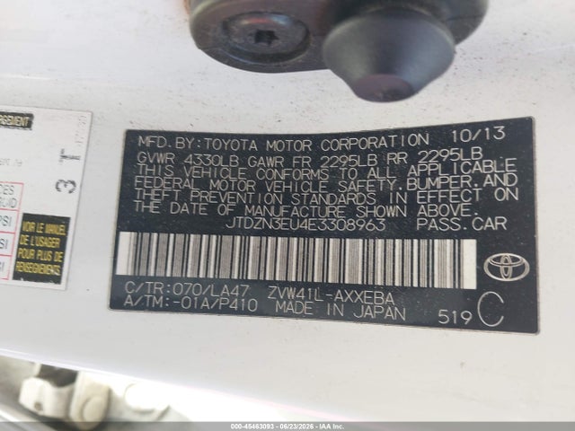 Toyota Prius V Five 2014 JTDZN3EU4E3308963 Image 9