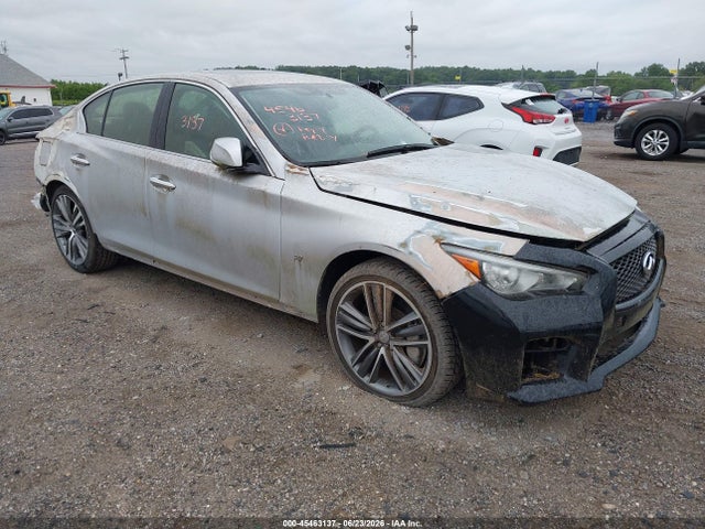 2014 Infiniti Q50 Sport მანქანა იყიდება აუქციონზე, vin: JN1BV7ARXEM689970, აუქციონის ნომერი: 45463137
