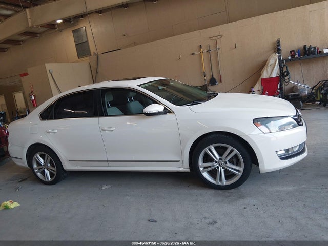 2012 Volkswagen Passat 2.0l Tdi Se მანქანა იყიდება აუქციონზე, vin: 1VWBN7A37CC063530, აუქციონის ნომერი: 45463150