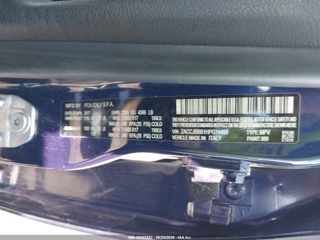 Jeep Renegade Latitude 2017 ZACCJBBB1HPG14498 Image 9