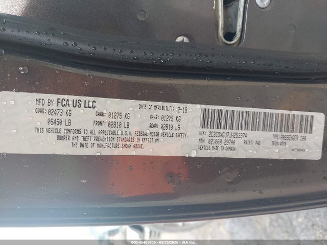 Aukcja sprzedaży 2018 Dodge Charger R/t Scat Pack Rwd, vin: 2C3CDXGJ7JH253374, numer aukcji: 45463405