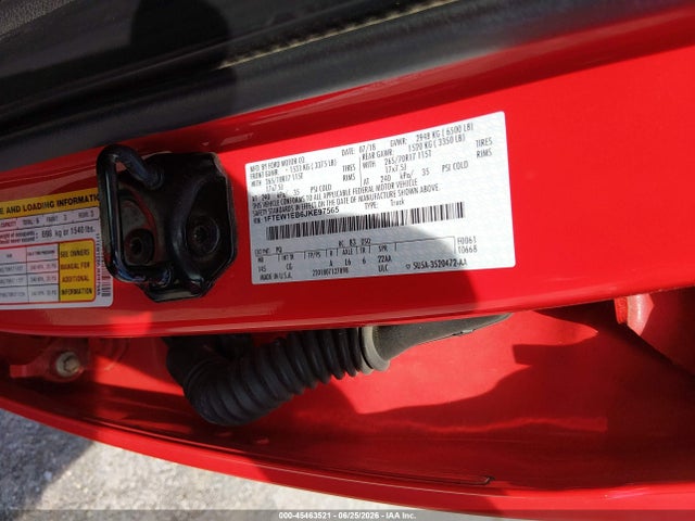 Ford F-150 Xl/xlt 2018 1FTEW1EB6JKE97565 Image 9