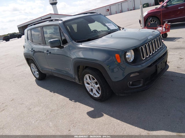 2017 Jeep Renegade Latitude მანქანა იყიდება აუქციონზე, vin: ZACCJABBXHPF64825, აუქციონის ნომერი: 45463527
