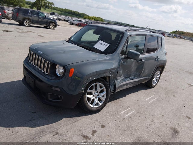 2017 Jeep Renegade Latitude მანქანა იყიდება აუქციონზე, vin: ZACCJABBXHPF64825, აუქციონის ნომერი: 45463527