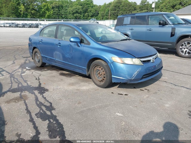 2007 Honda Civic Lx მანქანა იყიდება აუქციონზე, vin: 1HGFA16517L038735, აუქციონის ნომერი: 45463562