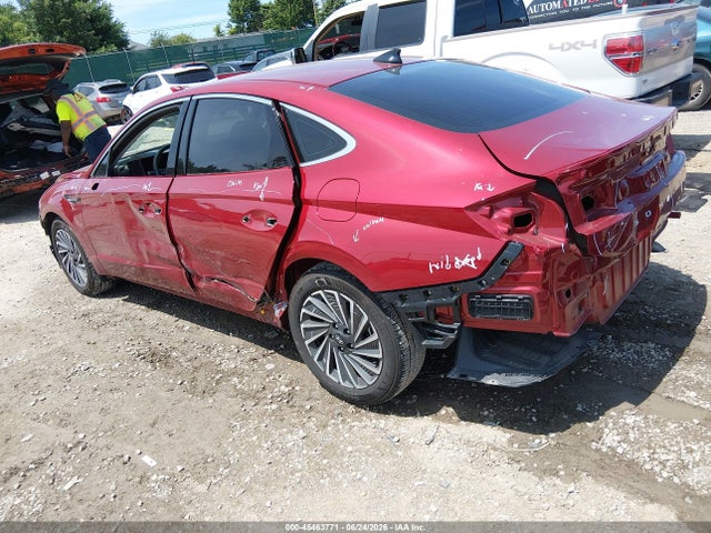 2025 Hyundai Sonata Hybrid Sel მანქანა იყიდება აუქციონზე, vin: KMHL34JJ6SA125726, აუქციონის ნომერი: 45463771