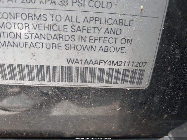 Aukcja sprzedaży 2021 Audi Q5 Premium 45 Tfsi Quattro S Tronic, vin: WA1AAAFY4M2111207, numer aukcji: 45463857