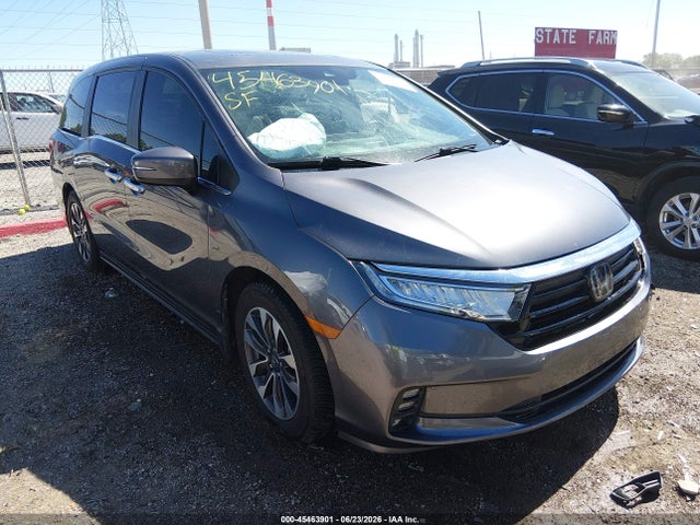2022 Honda Odyssey Ex-l მანქანა იყიდება აუქციონზე, vin: 5FNRL6H7XNB060752, აუქციონის ნომერი: 45463901