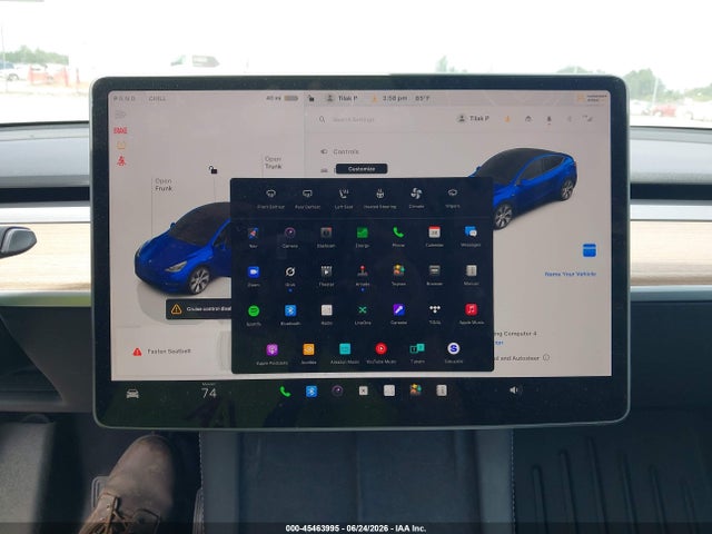 Продажа на аукционе авто 2023 Tesla Model Y Awd/long Range Dual Motor All-wheel Drive, vin: 7SAYGDEE1PF874219, номер лота: 45463995