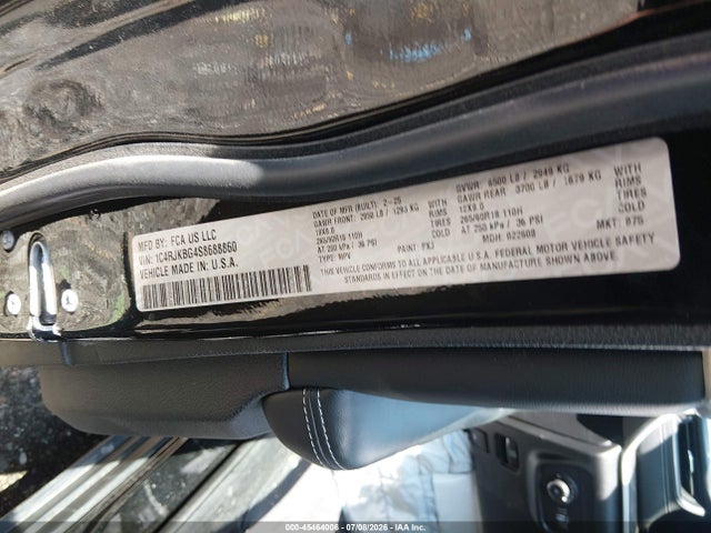 2025 Jeep Grand Cherokee L Limited 4x4 მანქანა იყიდება აუქციონზე, vin: 1C4RJKBG4S8688860, აუქციონის ნომერი: 45464006