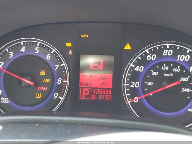 45464047 :رقم المزاد ، JNKBV61F07M813744 vin ، 2007 Infiniti G35x مزاد بيع