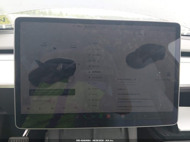 45464064 :رقم المزاد ، 7SAYGAEE2SF288796 vin ، 2025 Tesla Model Y Long Range Dual Motor All-wheel Drive مزاد بيع