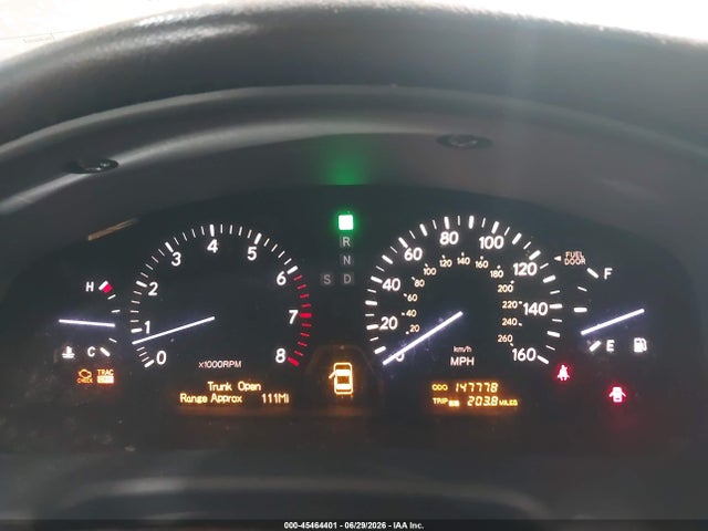 Продажа на аукционе авто 2004 Lexus Ls 430, vin: JTHBN36F040173335, номер лота: 45464401