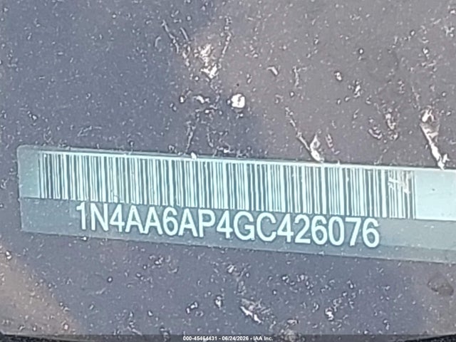 1N4AA6AP4GC426076 Nissan Maxima 3.5 Platinum