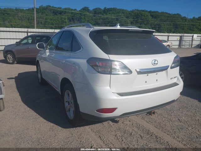 Продаж на аукціоні авто 2012 Lexus Rx 350, vin: 2T2BK1BA7CC139692, номер лоту: 45464461